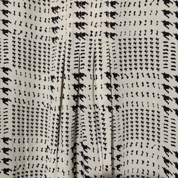 41 Hawthorn Black and Cream Patterned Popover Blouse Office Workwear Size 2X - Picture 8 of 16